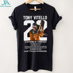 Tennessee Volunteers 8 Seasons Baseball Coach Tribute Shirt