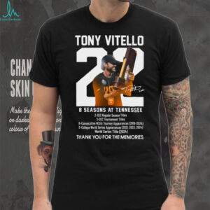 Tennessee Volunteers 8 Seasons Baseball Coach Tribute Shirt