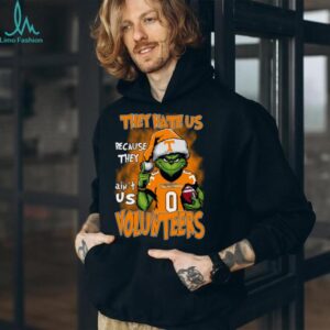 Tennessee Volunteers Grinch Christmas T Shirt They Hate Us Because They Ain’t Us