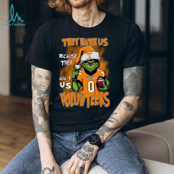 Tennessee Volunteers Grinch Christmas T Shirt They Hate Us Because They Ain’t Us