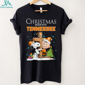 Tennessee Volunteers Snoopy Christmas Shirt Charlie Brown Holiday Football Tee