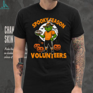 Tennessee Volunteers Spooky Season Shirt – Personalized NCAA Football Tee – Grinch Halloween Fan Gear