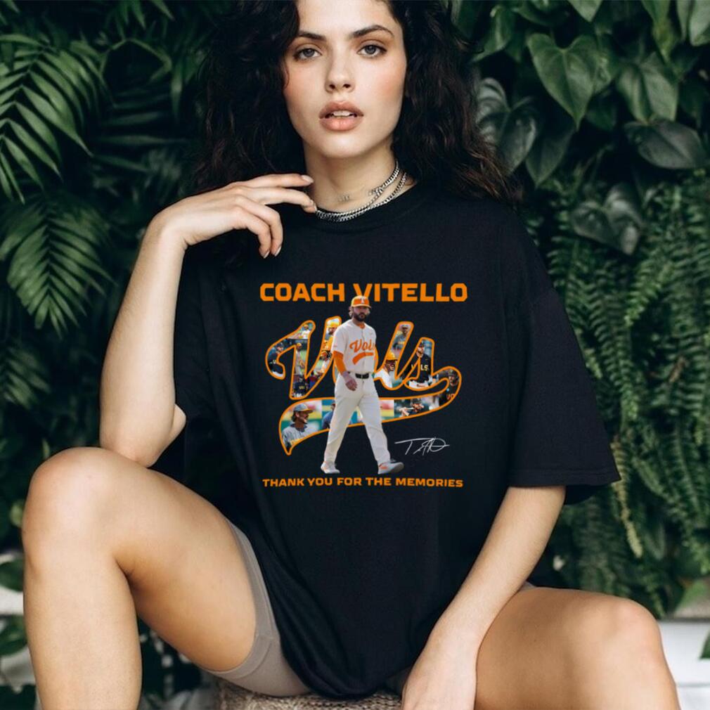 Tennessee Volunteers Tony Vitello Baseball Legacy Fan Tribute Shirt Tennessee Volunteers Tony Vitello Baseball Legacy Fan Tribute Shirt
