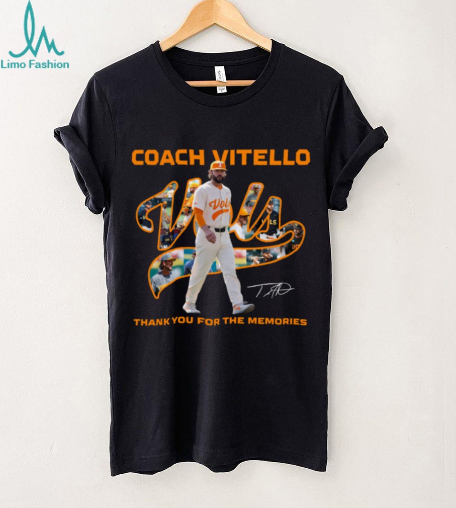 Tennessee Volunteers Tony Vitello Baseball Legacy Fan Tribute Shirt Tennessee Volunteers Tony Vitello Baseball Legacy Fan Tribute Shirt