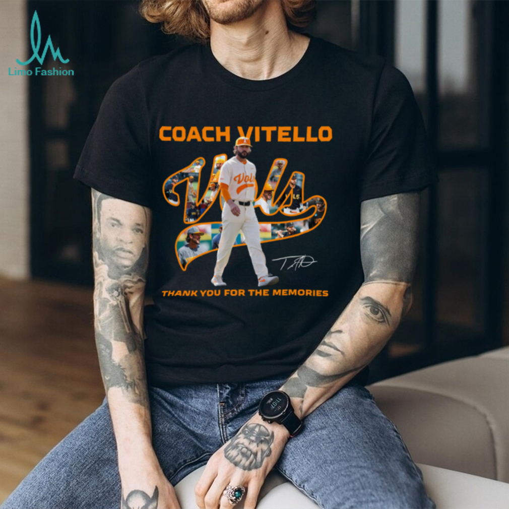 Tennessee Volunteers Tony Vitello Baseball Legacy Fan Tribute Shirt Tennessee Volunteers Tony Vitello Baseball Legacy Fan Tribute Shirt