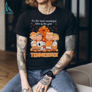 Tennessee Volunteers x Peanuts Fall T Shirt It’s the Most Wonderful Time of the Year