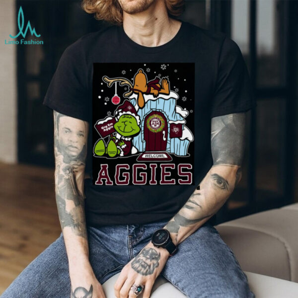 Texas Aggies Grinch Nuts Merry Xmas Welcome Shirt