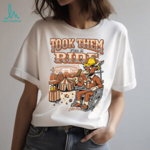 Texas Longhorns Football 2025 Took Them For A Ride Shirt Old Row