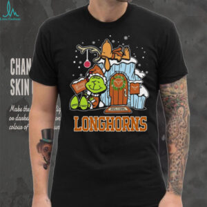 Texas Longhorns Grinch and Snoopy Nuts Welcome Christmas T Shirt