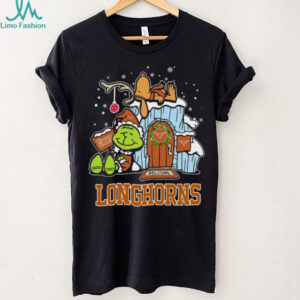 Texas Longhorns Grinch and Snoopy Nuts Welcome Christmas T Shirt