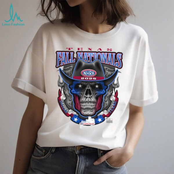 Texas NHRA FallNationals Merch 2025 Texas NHRA FallNationals Nitro Cowboy Hoodie