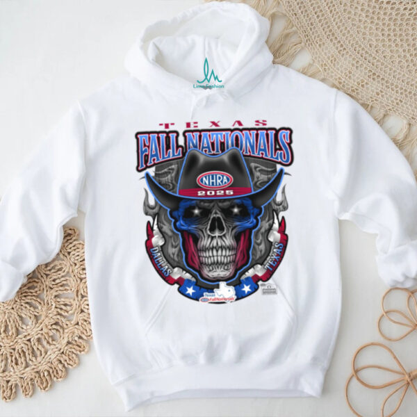 Texas NHRA FallNationals Merch 2025 Texas NHRA FallNationals Nitro Cowboy Hoodie