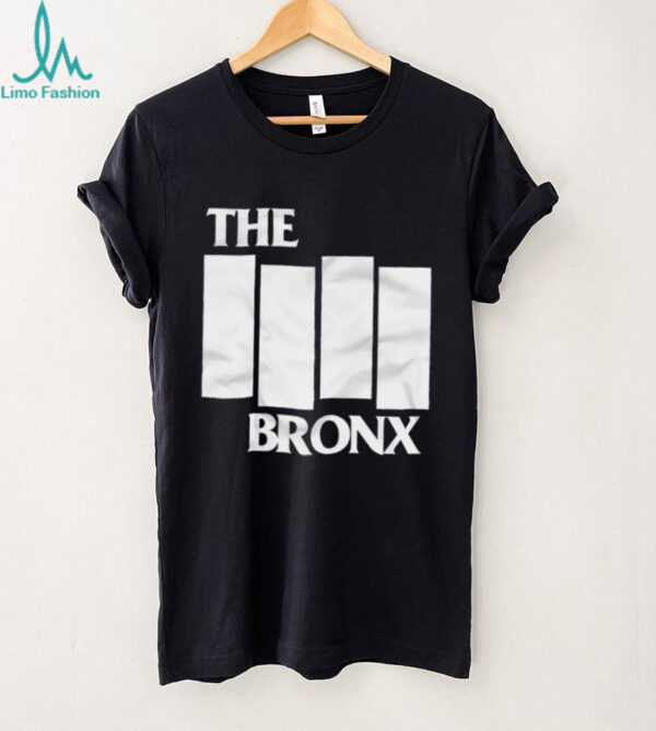 The Bronx Punk Rock Black Flag Band Logo Parody T Shirt