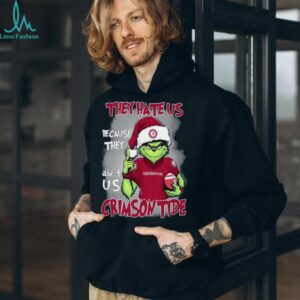 The Grinch They Hate Us Because Ain’t Us Alabama Crimson Tide Christmas T Shirt