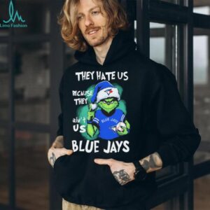 The Grinch They Hate Us Because Ain’t Us Canada Toronto Baseball Christmas Shirt