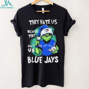 The Grinch They Hate Us Because Ain’t Us Canada Toronto Baseball Christmas Shirt