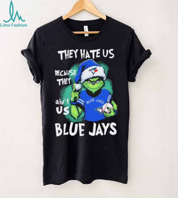 The Grinch They Hate Us Because Ain’t Us Canada Toronto Baseball Christmas Shirt