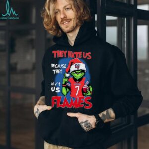 The Grinch They Hate Us Because Ain’t Us Liberty Flames Christmas Shirt