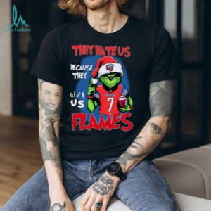 The Grinch They Hate Us Because Ain’t Us Liberty Flames Christmas Shirt