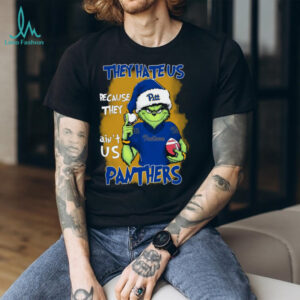 The Grinch They Hate Us Because Ain’t Us Pittsburgh Panthers Christmas T Shirt