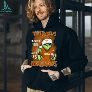 The Grinch They Hate Us Because Ain’t Us Texas Longhorns Christmas T Shirt