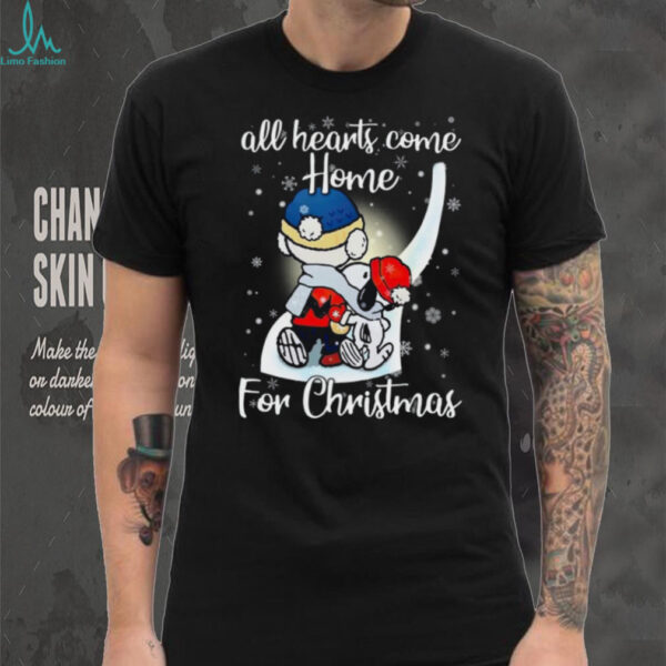 The Peanuts All Hearts Come Home For Christmas T Shirt