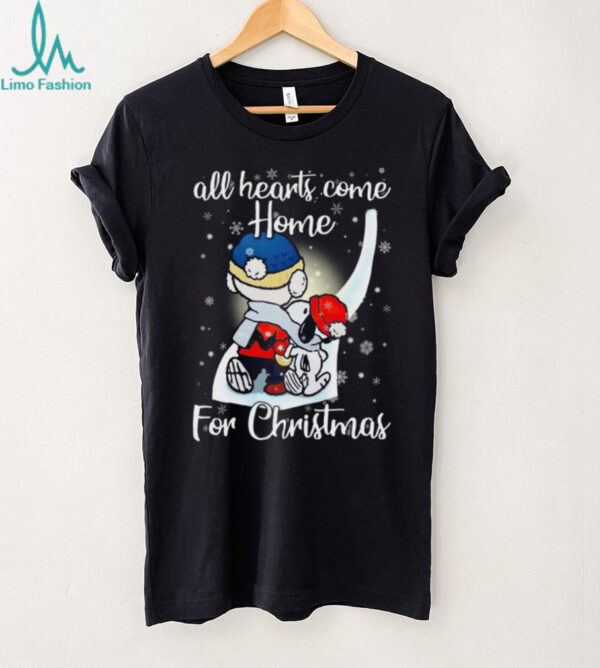 The Peanuts All Hearts Come Home For Christmas T Shirt
