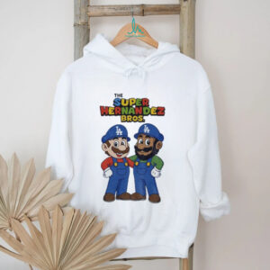 The Super Hernandez Bros Mario Dodgers baseball shirt