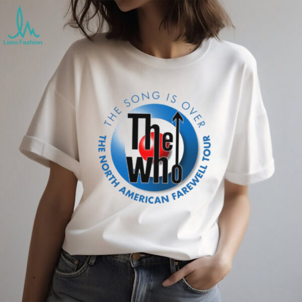 The Who The Song Is Over North American Farewell Tour Shirt