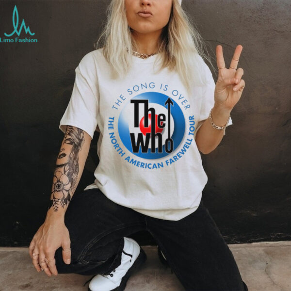 The Who The Song Is Over North American Farewell Tour Shirt