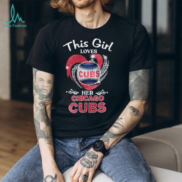 This Girl Loves Her Chicago Cubs T Shirt