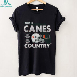 This Is Canes Country Miami Hurricanes NFL Football 2025 shirt
