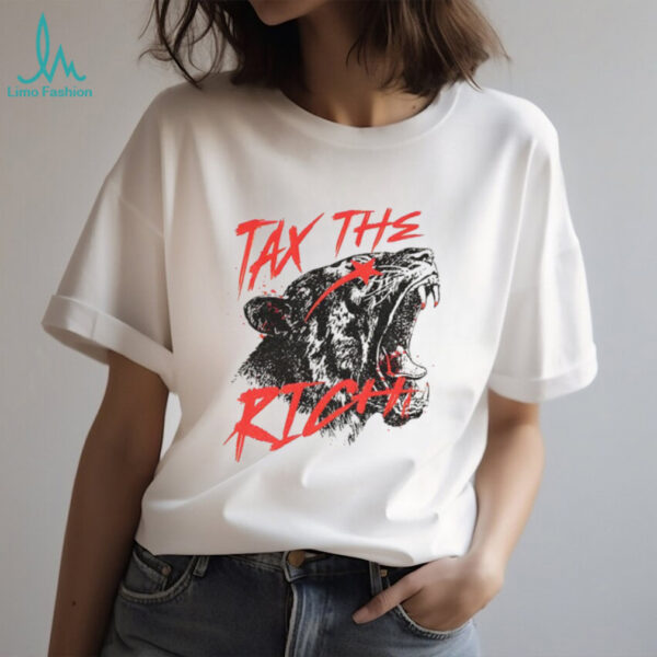 Tiger Tax the Rich Anti Billionaire Graphic shirt