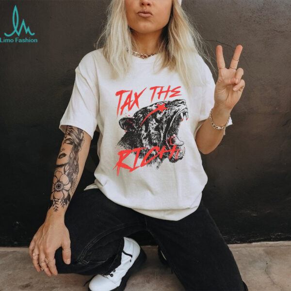 Tiger Tax the Rich Anti Billionaire Graphic shirt