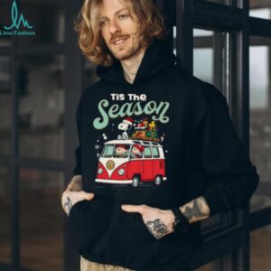 Tis The Season Christmas T Shirt Snoopy Woodstock Holiday Gift Tee