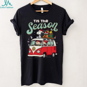 Tis The Season Christmas T Shirt Snoopy Woodstock Holiday Gift Tee
