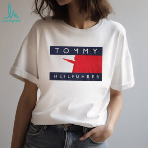 Tommy Heilfuhrer logo parody shirt