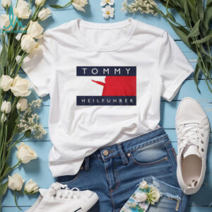 Tommy Heilfuhrer logo parody shirt