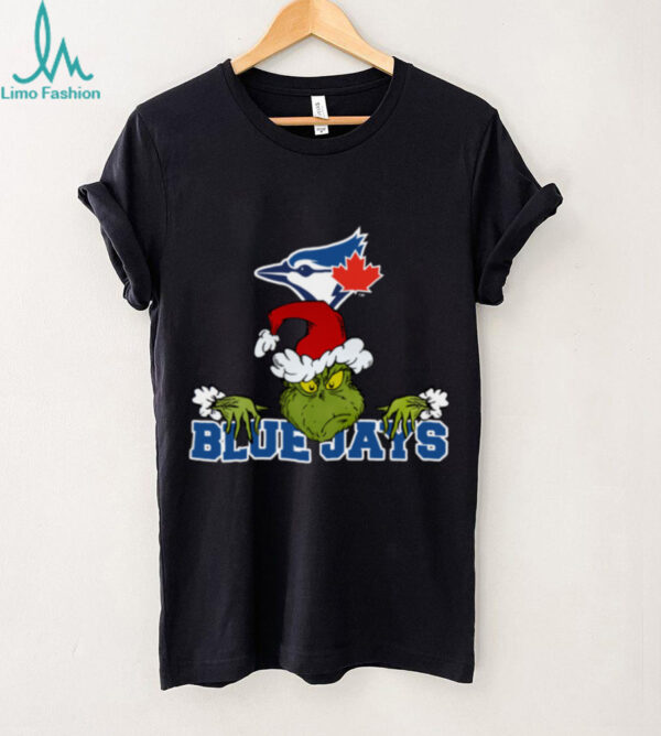 Toronto Blue Jays Logo Baseball Grinch Christmas T Shirt