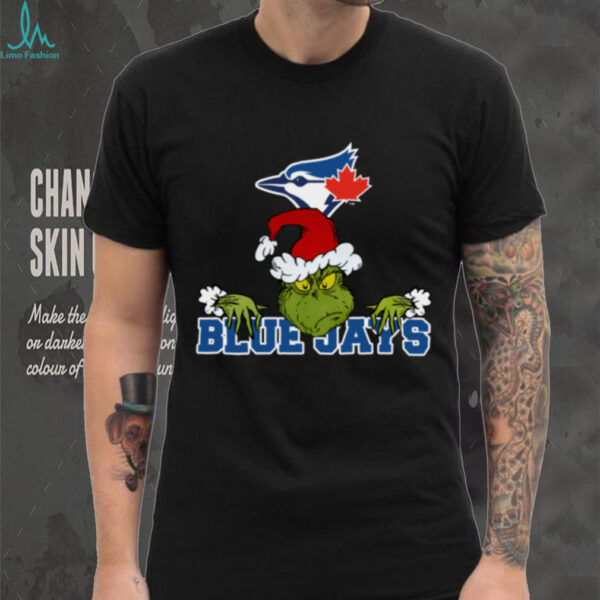 Toronto Blue Jays Logo Baseball Grinch Christmas T Shirt