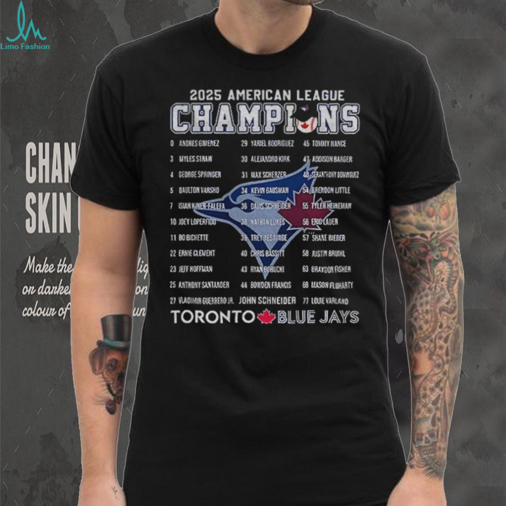 Toronto Blue Jays MLB Baseball 2025 American League Champions Series shirt Toronto Blue Jays MLB Baseball 2025 American League Champions Series shirt