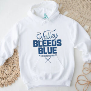Toronto Blue Jays the valley bleeds blue a kid from the valley MLB Baseball 2025 shirt