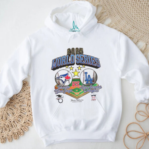 Toronto Blue Jays vs Los Angeles Dodgers World Series 2025 MLB logo shirt