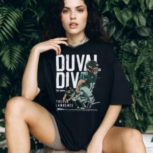 Trevor Lawrence Jacksonville Duval Dive T Shirt Hoodie