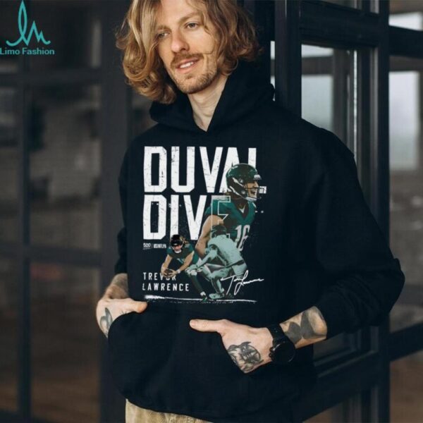 Trevor Lawrence Jacksonville Duval Dive T Shirt Hoodie