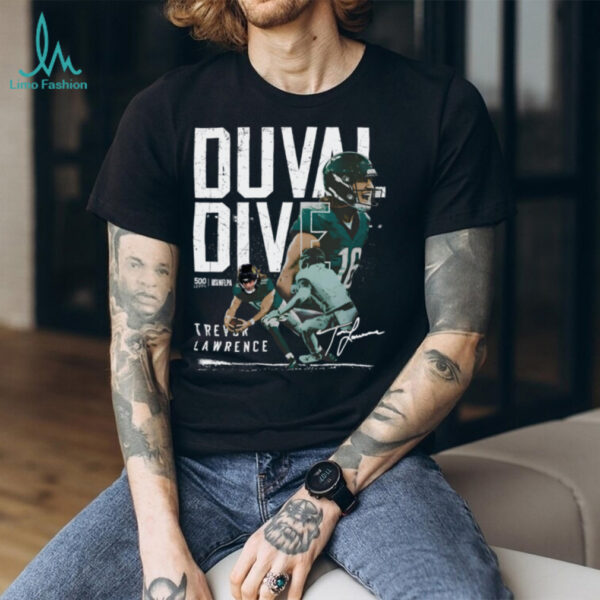 Trevor Lawrence Jacksonville Duval Dive T Shirt Hoodie