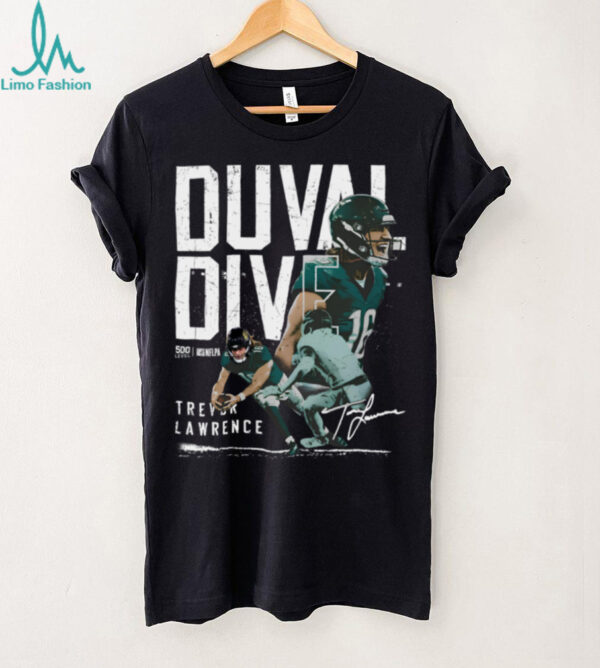 Trevor Lawrence Jacksonville Duval Dive T Shirt Hoodie