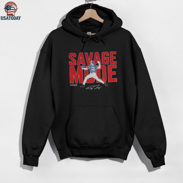 Trey Yesavage Savage Mode Toronto Blue Jays Playoffs Baseball World Series MLB signature shirt
