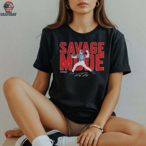 Trey Yesavage Savage Mode Toronto Blue Jays Playoffs Baseball World Series MLB signature shirt