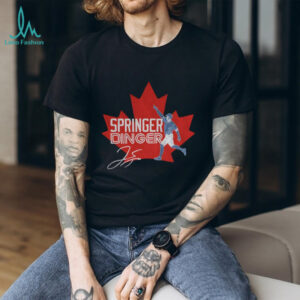 Trey Yesavage Springer Dinger Toronto Blue Jays Playoffs Baseball World Series MLB signature shirt